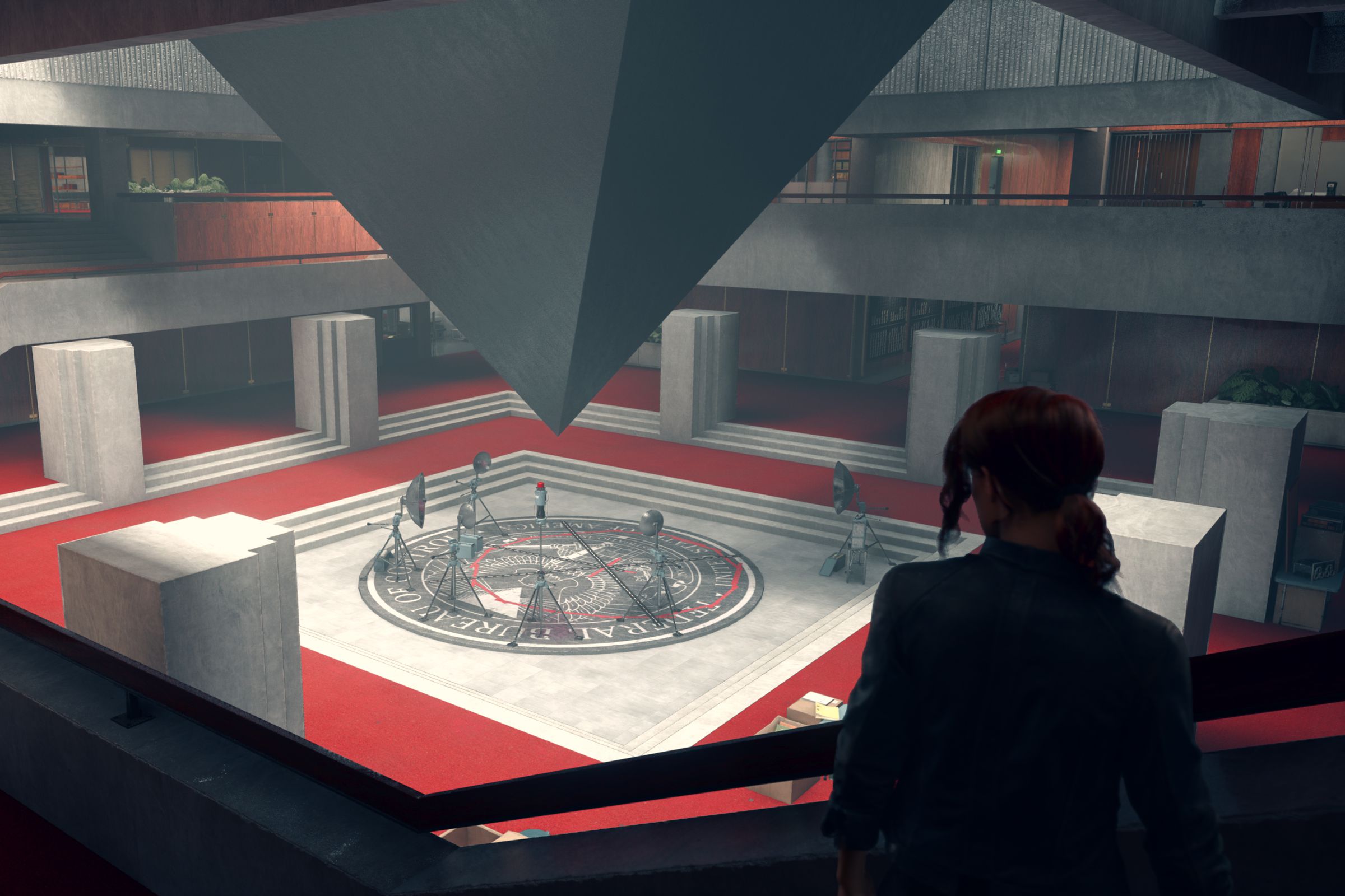 A screenshot from the video game Control.