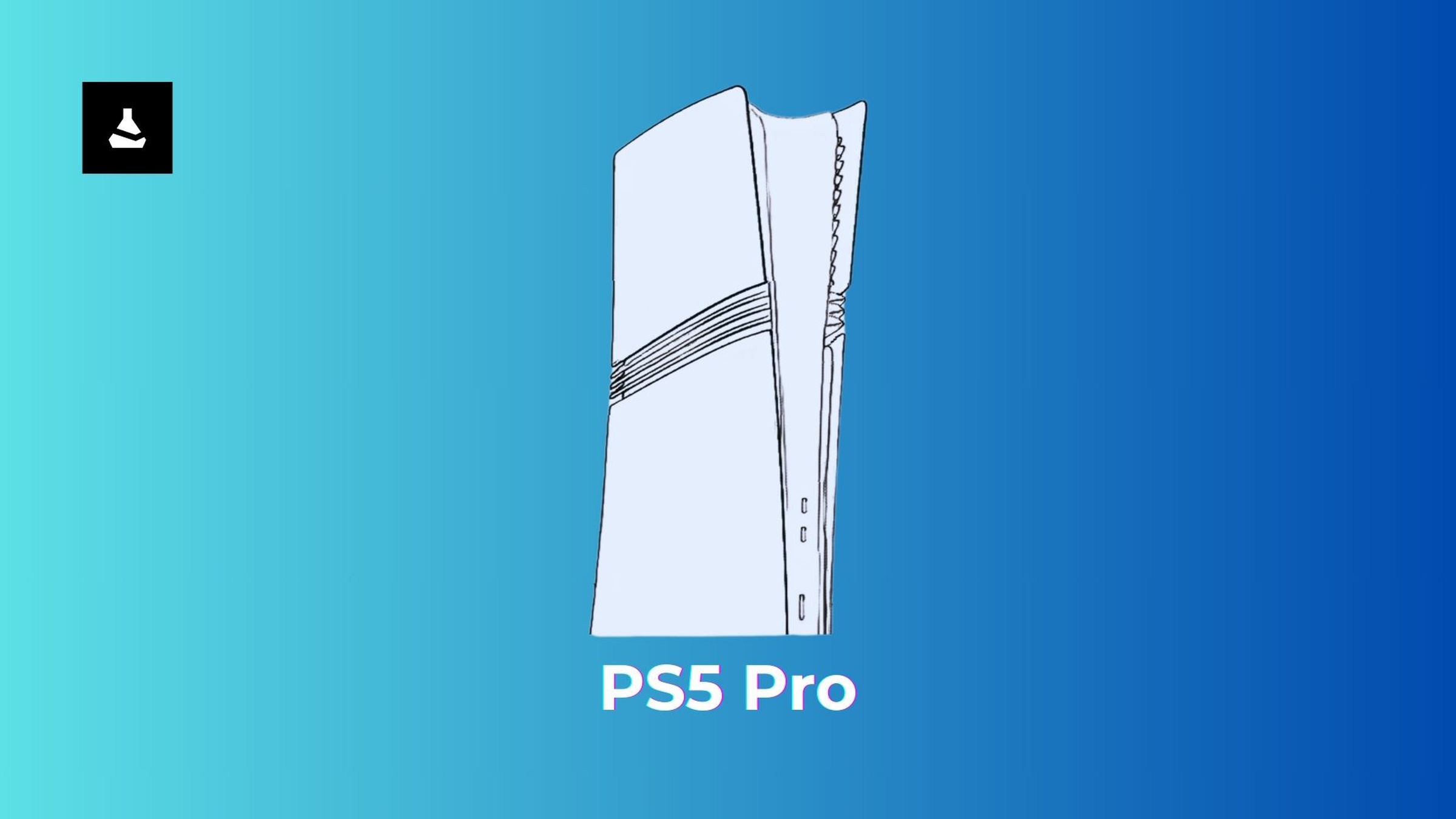 A sketch of the potential PS5 Pro design.