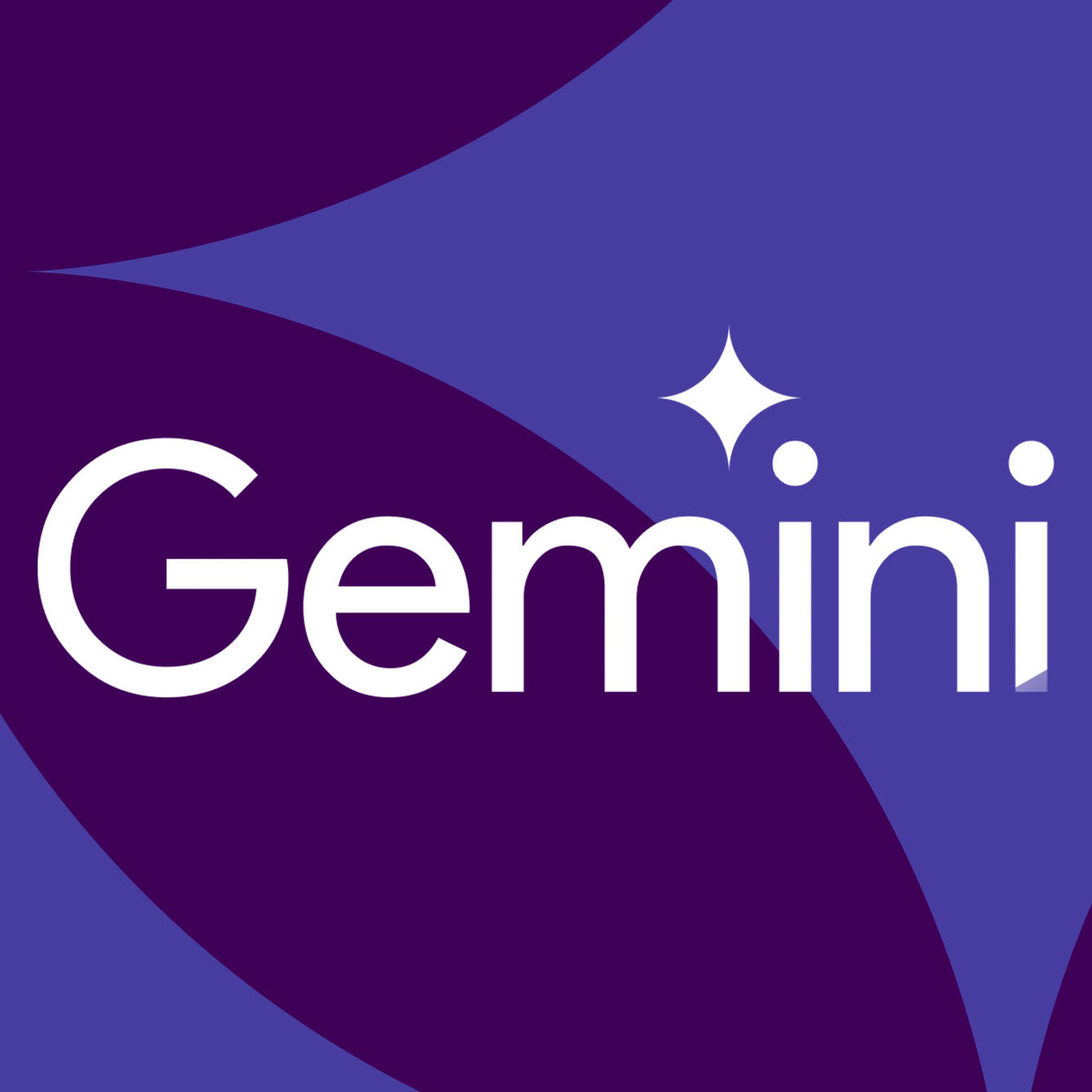 Vector illustration of the Google Gemini logo.