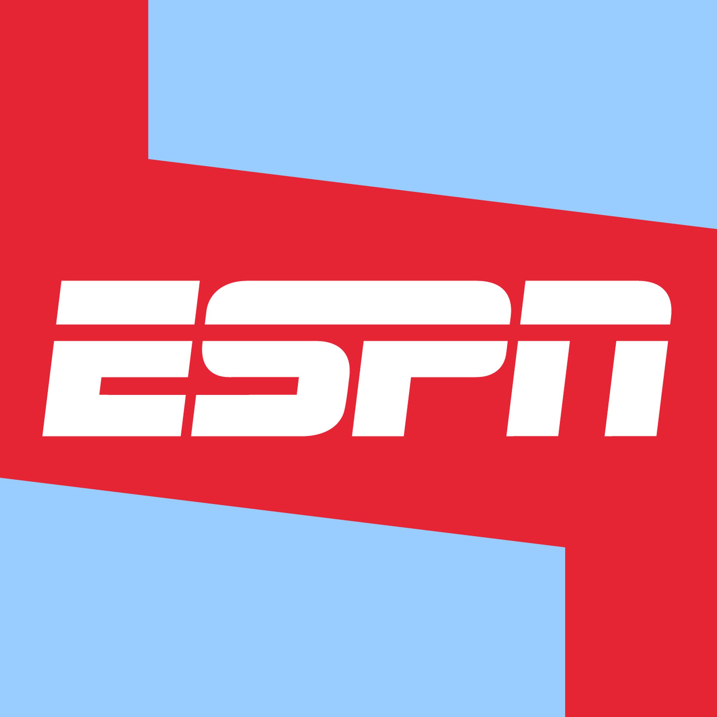 Vector illustration of the ESPN logo.