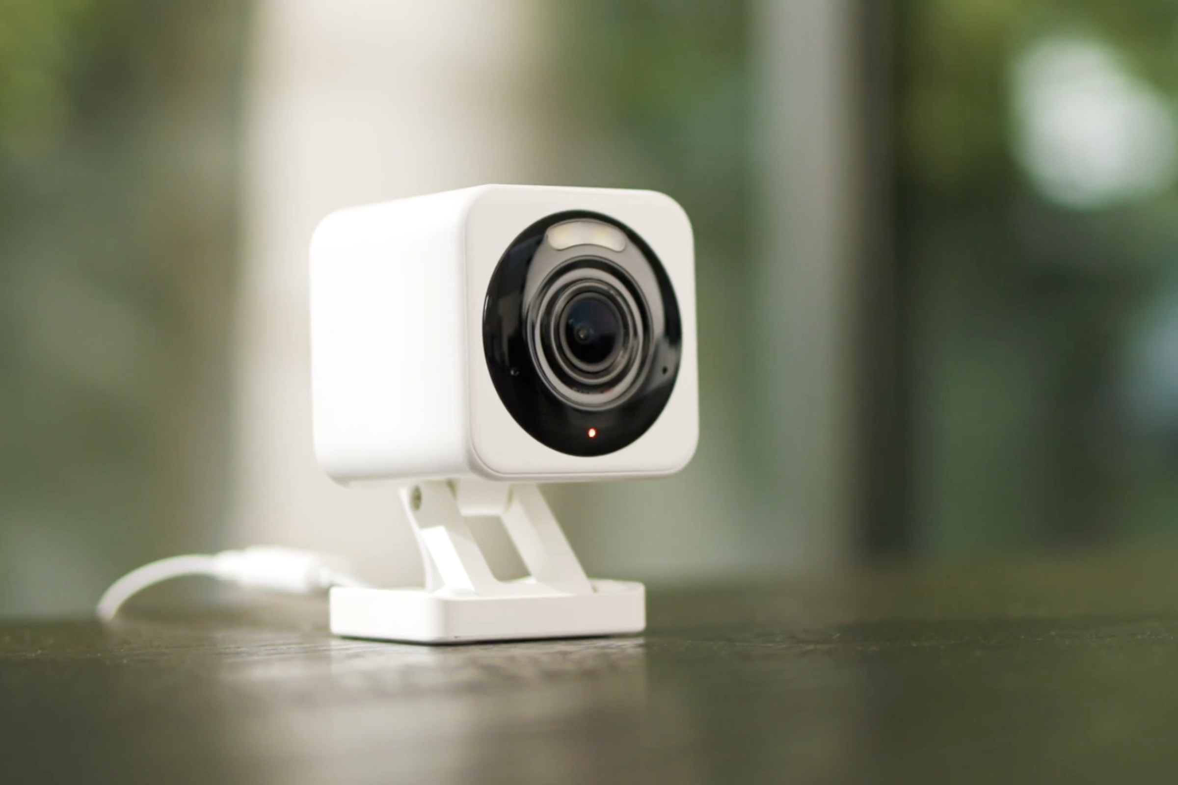 An image of the Wyze Cam 4 on a table